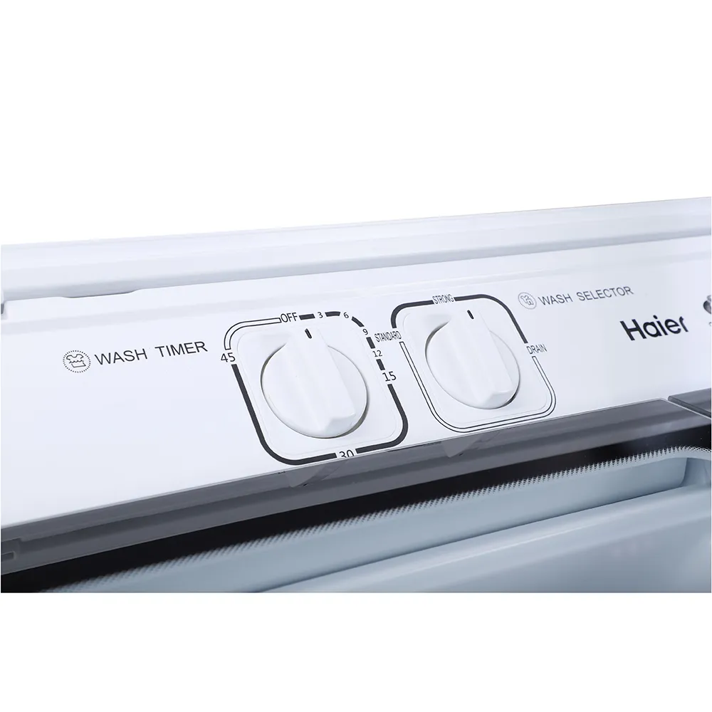 Haier Toughened Glass Lid 10 Kg  Semi Automatic Washing Machine HTW100-178BK